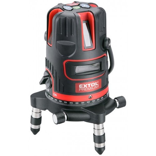 EXTOL PREMIUM laser červený liniový, křížový samonivelační 8823311 EXTOL PREMIUM laser červený liniový, křížový samonivelační 8823311