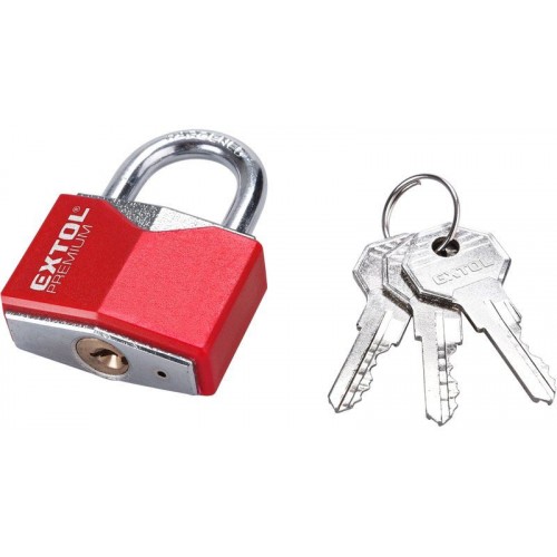 EXTOL PREMIUM zámek visací kovový, 50mm 8857465 EXTOL PREMIUM zámek visací kovový, 50mm 8857465