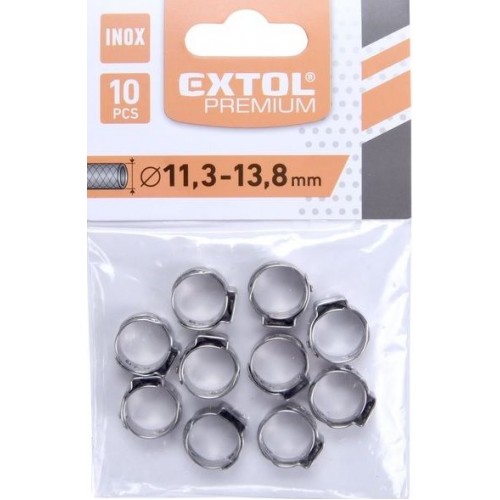 EXTOL PREMIUM INOX spona na hadici 13,8 mm 8865171 EXTOL PREMIUM INOX spona na hadici 13,8 mm 8865171