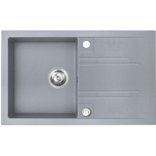 FERRO MEZZO II Granitový dřez, 780x480mm, šedý DRGM48/78GA FERRO MEZZO II Granitový dřez, 780x480mm, šedý DRGM48/78GA