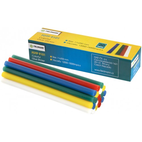 FIELDMANN FDTP 9101 Tavné tyčinky barevné, 11mm 50004267 FIELDMANN FDTP 9101 Tavné tyčinky barevné, 11mm 50004267
