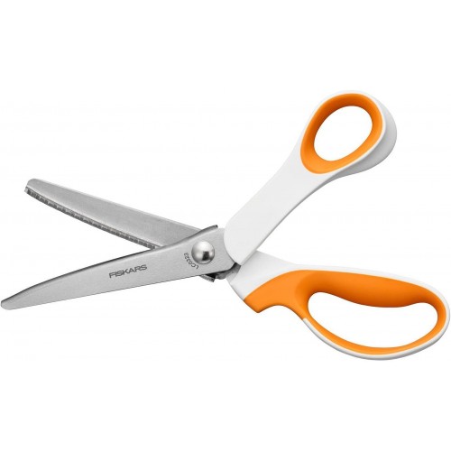 FISKARS Softgrip Nůžky entlovací, 24,2cm 1070024 FISKARS Softgrip Nůžky entlovací, 24,2cm 1070024