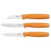Fiskars Functional Form sada 3 nožů oranžová (102670) 1014272