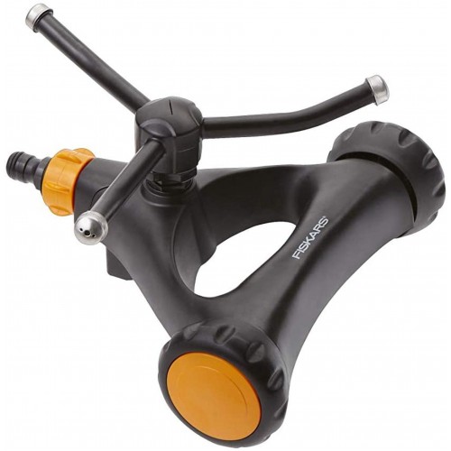 Fiskars Vířivý zavlažovač, kovový s kolečky 1023657
