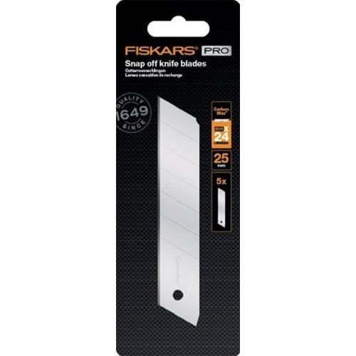 Fiskars CarbonMax břity pro odlamovací nůž 25 mm, 5 ks 1027233 Fiskars CarbonMax břity pro odlamovací nůž 25 mm, 5 ks 1027233