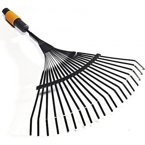 FISKARS QuikFit Hrábě na listí, kovové, 43cm (135201) 1000644 FISKARS QuikFit Hrábě na listí, kovové, 43cm (135201) 1000644