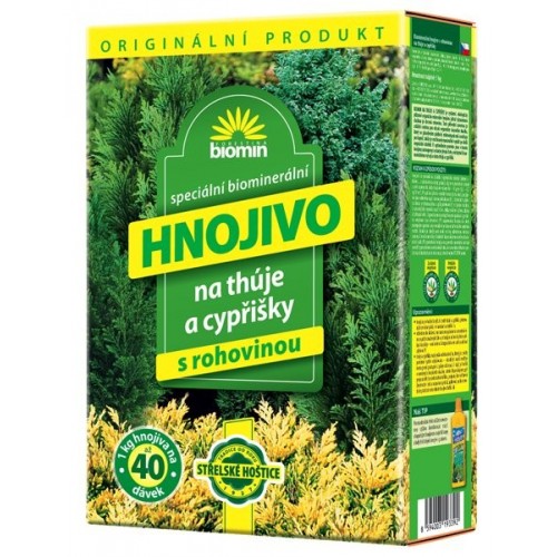Biomin Hnojivo na thuje a cypřišky 1kg 1203014 Biomin Hnojivo na thuje a cypřišky 1kg 1203014