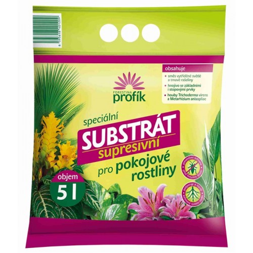 FORESTINA Profík Substrát supresivní pro pokojové rostliny 5l FORESTINA Profík Substrát supresivní pro pokojové rostliny 5l