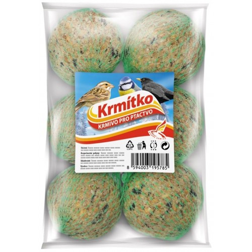 KRMÍTKO Lojová koule 6 ks, 6x90 g KRMÍTKO Lojová koule 6 ks, 6x90 g