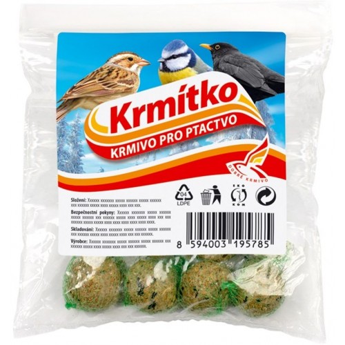 KRMÍTKO Lojová koule 20 ks, 20x90 g KRMÍTKO Lojová koule 20 ks, 20x90 g
