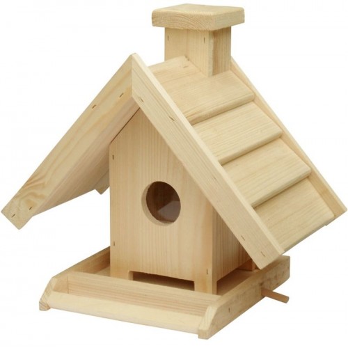KRMÍTKO Krmítko dřevěné č. 9, 33x22x21 cm, přírodní KRMÍTKO Krmítko dřevěné č. 9, 33x22x21 cm, přírodní
