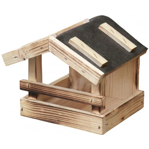 KRMÍTKO Krmítko dřevěné č. 4, 24x19x19 cm, přírodní KRMÍTKO Krmítko dřevěné č. 4, 24x19x19 cm, přírodní