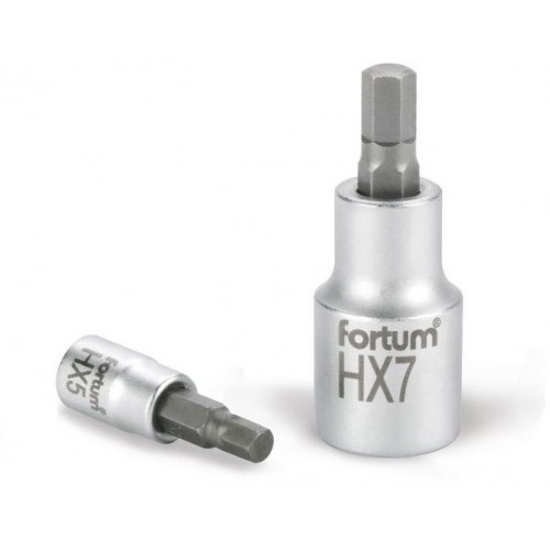FORTUM hlavice zástrčná imbus, 1/2", HX 8, L 55mm 4700608 FORTUM hlavice zástrčná imbus, 1/2", HX 8, L 55mm 4700608