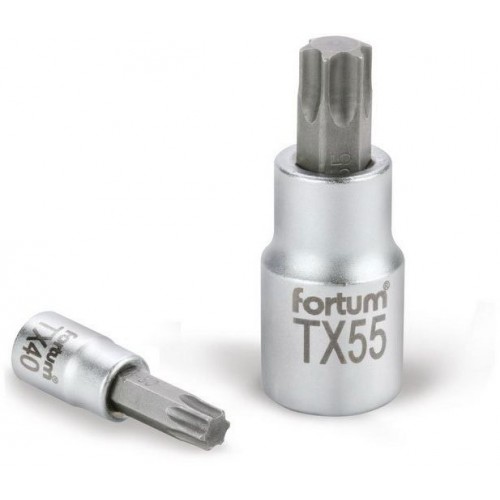 FORTUM hlavice zástrčná TORX, 1/4", TX 10, L 37mm 4701720 FORTUM hlavice zástrčná TORX, 1/4", TX 10, L 37mm 4701720