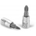 FORTUM hlavice zástrčná šroubovák, 1/4", PZ 3, L 37mm 4701823