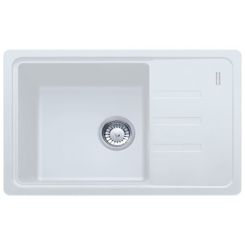 Franke Malta BSG 611-62, 620x435 mm, fragranitový dřez, Bílá-led 114.0440.889 Franke Malta BSG 611-62, 620x435 mm, fragranitový dřez, Bílá-led 114.0440.889
