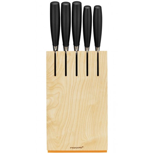 Fiskars Functional Form+ Blok na nože s 5 noži 1016004 Fiskars Functional Form+ Blok na nože s 5 noži 1016004