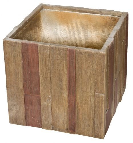 Květináč G21 Wood Cube 44x44x41cm 6392631 Květináč G21 Wood Cube 44x44x41cm 6392631