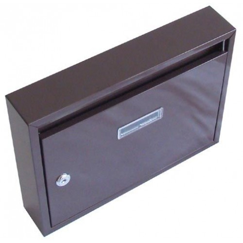 Schránka poštovní paneláková 325x240x60mm hnědá bez děr 63921671 Schránka poštovní paneláková 325x240x60mm hnědá bez děr 63921671