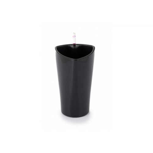 Samozavlažovací květináč G21 Trio mini černý, výška 26cm 639251