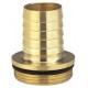 Gardena Jednodílné mosazné šroubení závit 47,9mm (G 1 1/2"), hadice 32mm (1 1/4") 7149-2