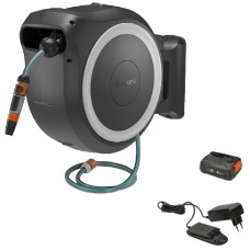 Gardena PowerRoll XXL Nástěnný box na hadici – sada 40m ( 1x2,5Ah/18V) 18647-20