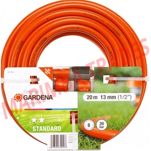 GARDENA hadice Standard 1/2" 20 m s armaturami 8504-20 GARDENA hadice Standard 1/2" 20 m s armaturami 8504-20