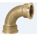 GEBO oblouk 90° 1 1/2" F x F mosaz 2-8BR