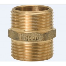 GEBO Vsuvka 1 1/2" M x M mosaz 280-8BR