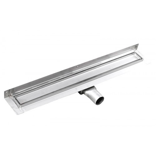 MANUS nerezový sprchový kanálek ke stěně s roštem PIASTRA, 750x112x55mm MANUS nerezový sprchový kanálek ke stěně s roštem PIASTRA, 750x112x55mm