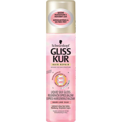 GLISS KUR Express Liquid silk regenerační balzám 200 ml PO EXPIRACI GLISS KUR Express Liquid silk regenerační balzám 200 ml PO EXPIRACI
