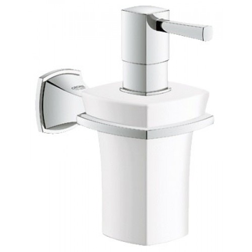 GROHE Grandera držák s keramickým dávkovačem mýdla, chrom 40627000