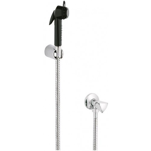 GROHE držák na stěnu souprava sprchový proud, chrom/černá 27829000 GROHE držák na stěnu souprava sprchový proud, chrom/černá 27829000