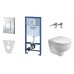GROHE Rapid SL - Rapid SL pro závěsné WC, kompletní sada 38528SET-KR