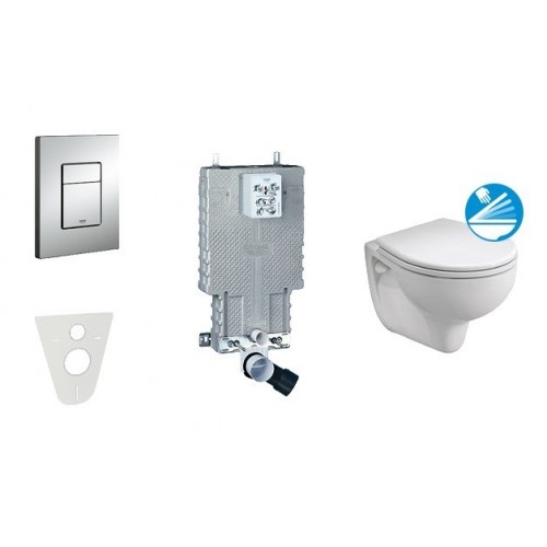 GROHE Uniset - Uniset pro závěsné WC, kompletní sada 38643SET-KD GROHE Uniset - Uniset pro závěsné WC, kompletní sada 38643SET-KD