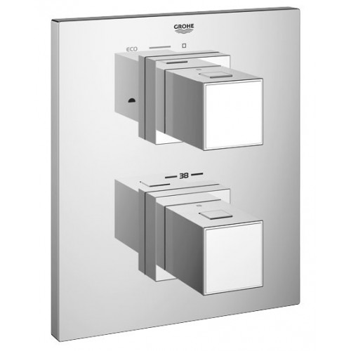 GROHE Grohtherm Cube termostatická vanová baterie pod omítku, chrom 19958000 GROHE Grohtherm Cube termostatická vanová baterie pod omítku, chrom 19958000