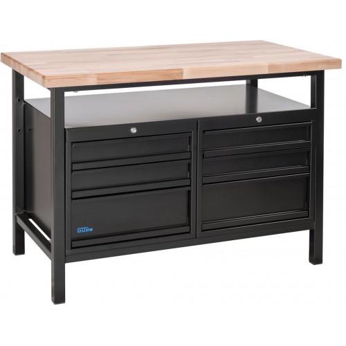 GÜDE Dílenský stůl P 1200 SS Black Line 40839 GÜDE Dílenský stůl P 1200 SS Black Line 40839