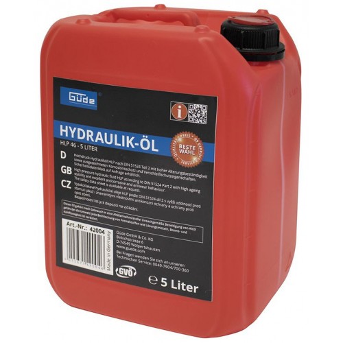Güde HLP 46 olej, 5 l 42004 Güde HLP 46 olej, 5 l 42004