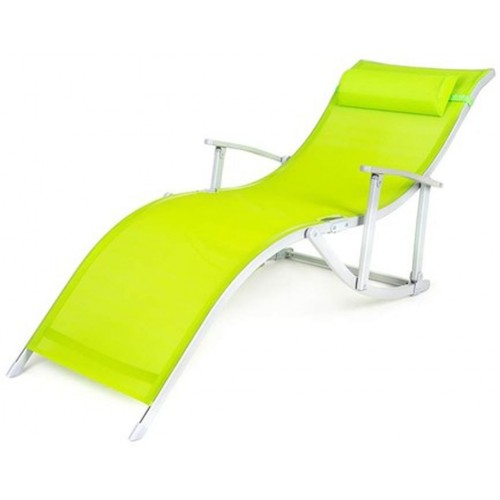 HAPPY GREEN Plážové lehátko CANARIA 192 x 55 x 74 cm, ALU, světle zelené HAPPY GREEN Plážové lehátko CANARIA 192 x 55 x 74 cm, ALU, světle zelené