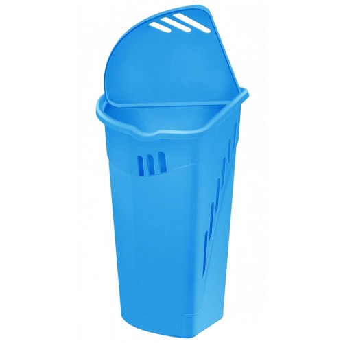 HEIDRUN koš na špinavé prádlo 54 x 38 x 38 cm 35 l rohový modrý 1302 HEIDRUN koš na špinavé prádlo 54 x 38 x 38 cm 35 l rohový modrý 1302