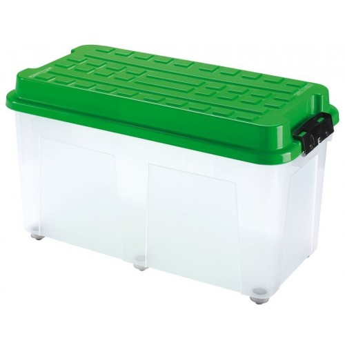 HEIDRUN Box Kubrik, 80 x 40 x 46 cm, 100 l, transparentní/mix barev, 1657 HEIDRUN Box Kubrik, 80 x 40 x 46 cm, 100 l, transparentní/mix barev, 1657