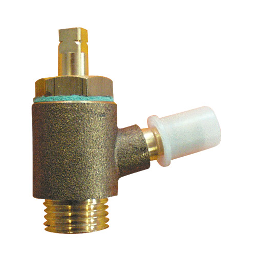 HERZ Měřící ventilek pro Strömax M, Dim. 1/4, rohový, žlutý 1028209 HERZ Měřící ventilek pro Strömax M, Dim. 1/4, rohový, žlutý 1028209