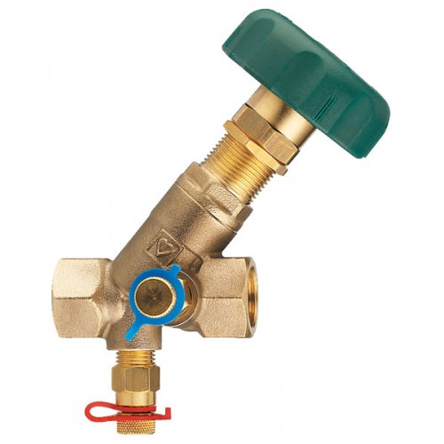 HERZ STRÖMAX MW stoupačkový regulační ventil šikmý, s ventilky DN 15, 2411751 HERZ STRÖMAX MW stoupačkový regulační ventil šikmý, s ventilky DN 15, 2411751