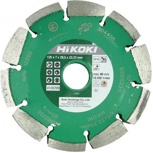 HiKOKI 4100299 Drážkovací frézovací kotouč 125mm, trojřadý 4100299 HiKOKI 4100299 Drážkovací frézovací kotouč 125mm, trojřadý 4100299