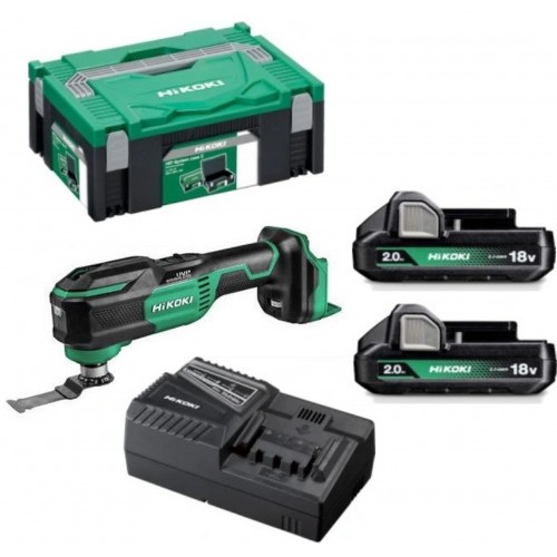 HiKOKI CV18DAWRZ Aku MultiTool (2x18V/2,0Ah) HITBOX HiKOKI CV18DAWRZ Aku MultiTool (2x18V/2,0Ah) HITBOX