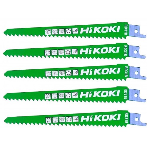HiKOKI RD31B Plátky do pil ocasek na kov a dřevo 150/128,5x19x1,25mm (5 ks) 752025 HiKOKI RD31B Plátky do pil ocasek na kov a dřevo 150/128,5x19x1,25mm (5 ks) 752025