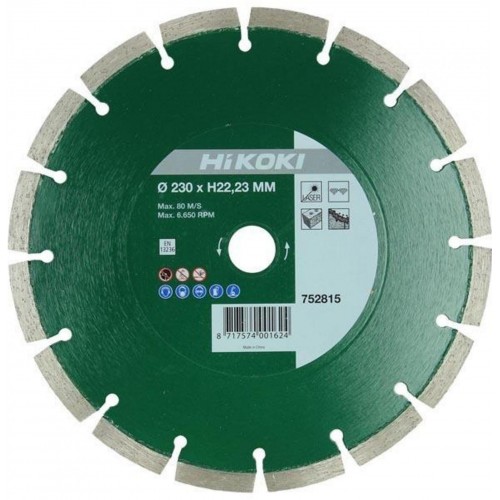 HiKOKI 752814 Diamantový segmentový kotouč 180x22,2x10mm HiKOKI 752814 Diamantový segmentový kotouč 180x22,2x10mm