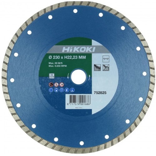 HiKOKI 752825 Diamantový Turbo kotouč 230x22,2x6mm HiKOKI 752825 Diamantový Turbo kotouč 230x22,2x6mm