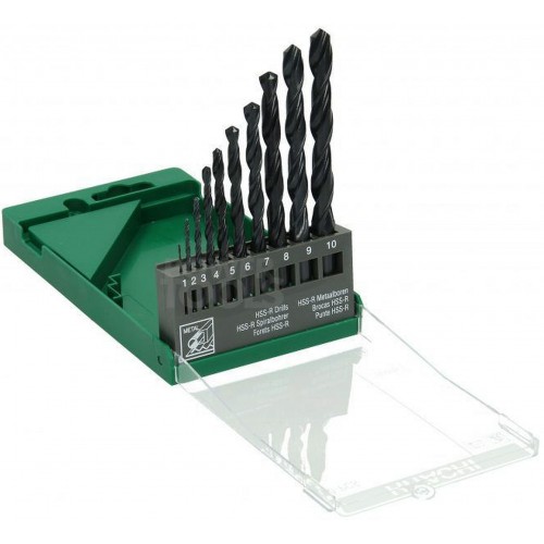 HiKOKI 780095 Sada 10 kusů vrtáků na kov HSS-R-DIN 338 HiKOKI 780095 Sada 10 kusů vrtáků na kov HSS-R-DIN 338