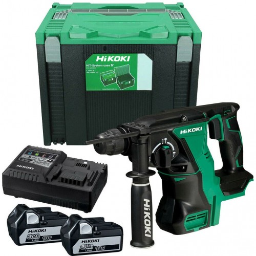 HiKOKI DH18DBLWPZ Aku kombinované kladivo SDS-Plus (2x5,0Ah/18V) HitBOX HiKOKI DH18DBLWPZ Aku kombinované kladivo SDS-Plus (2x5,0Ah/18V) HitBOX